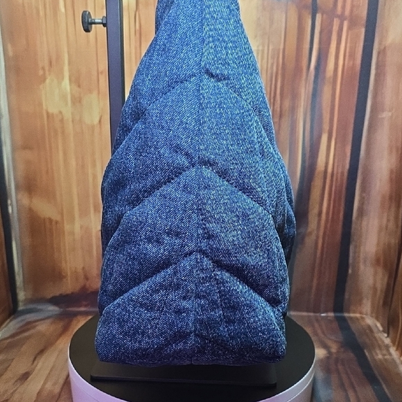 Karl Lagerfeld Paris Voyage Hobo Bag - NWOT - Denim - Picture 7 of 8